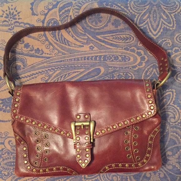 Via Spiga Handbags - Funky Brown Leather Purse